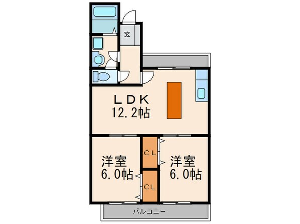 ハイツ藤の物件間取画像